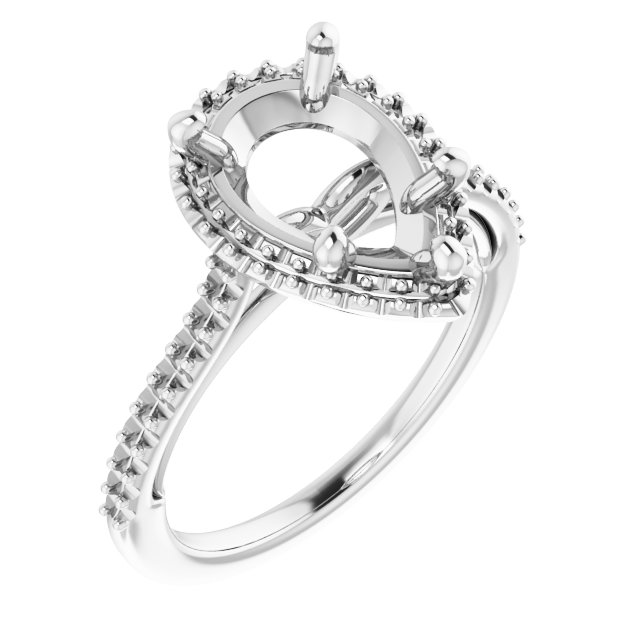 Halo-Style Engagement Ring
