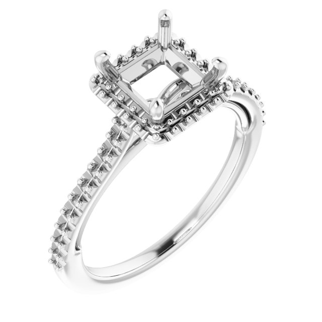 Halo-Style Engagement Ring