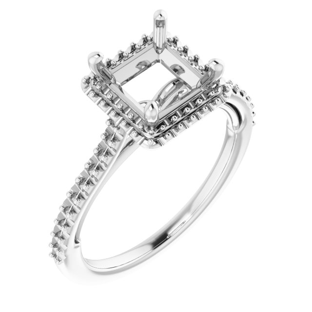 Halo-Style Engagement Ring