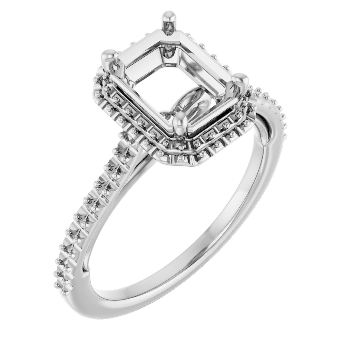 Halo-Style Engagement Ring
