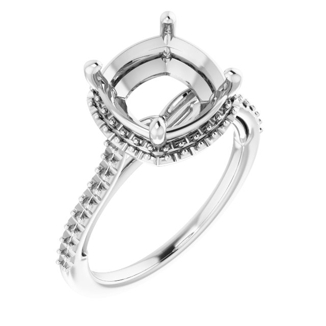 Halo-Style Engagement Ring