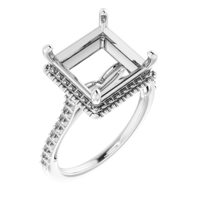 Halo-Style Engagement Ring