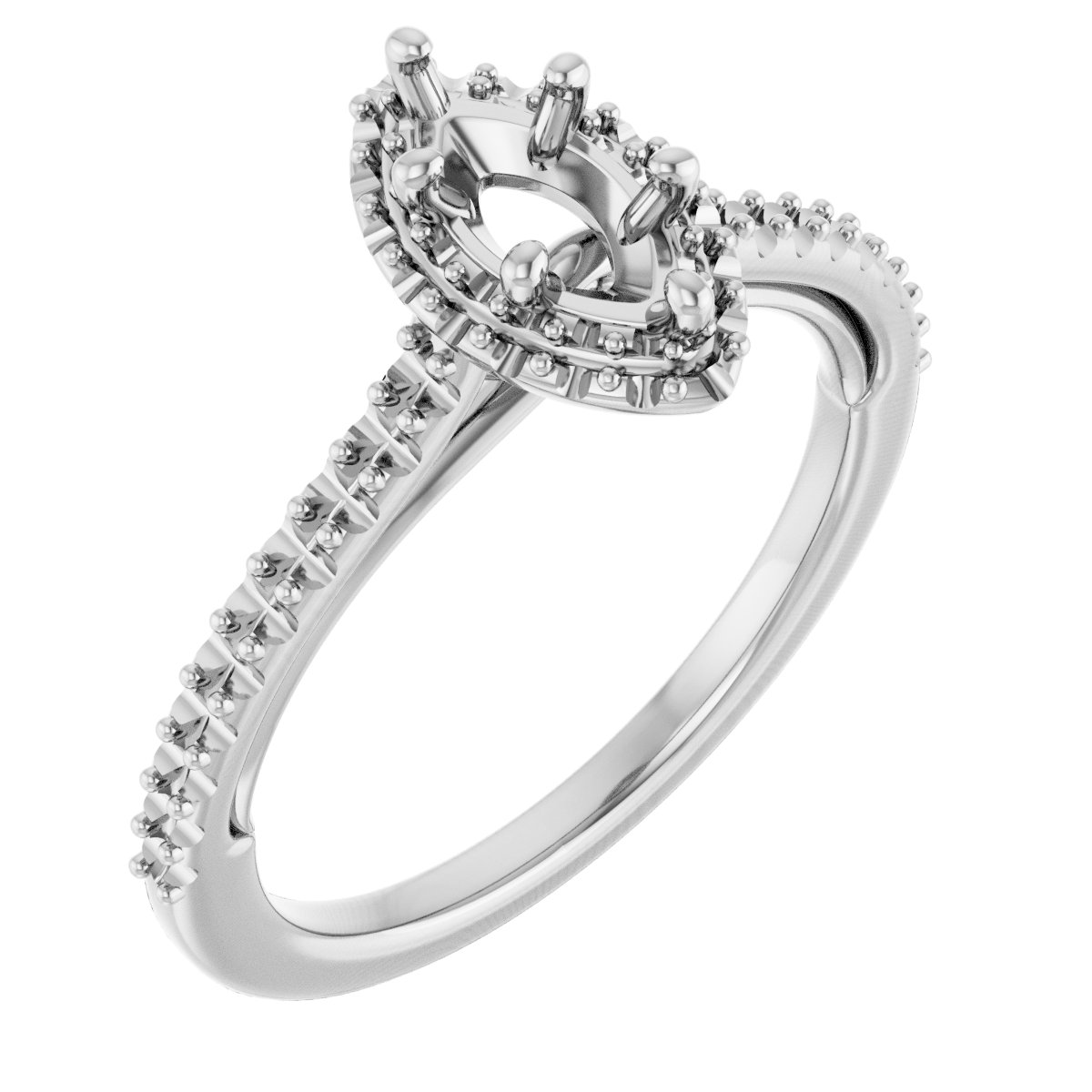 Halo-Style Engagement Ring