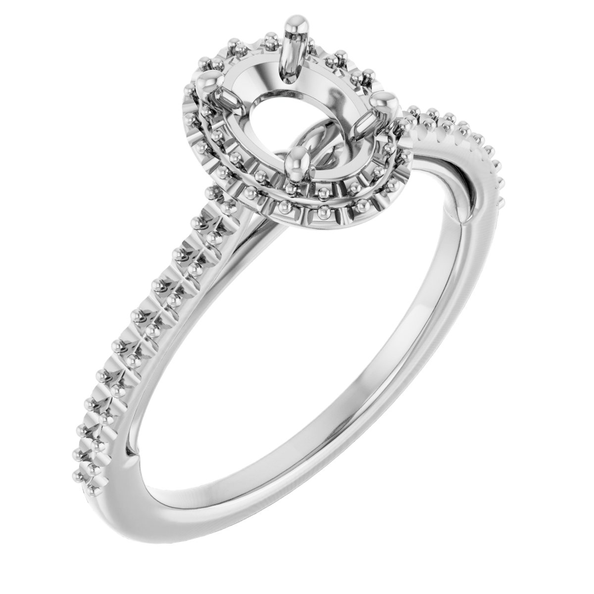 Halo-Style Engagement Ring