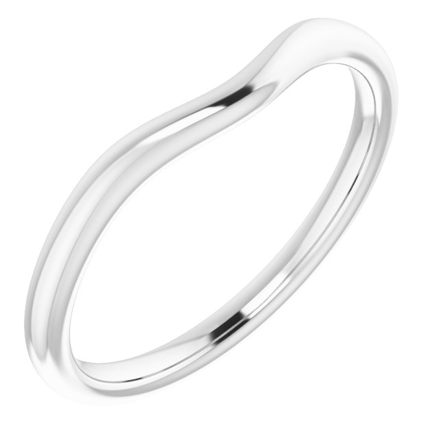 14K White Matching Band 