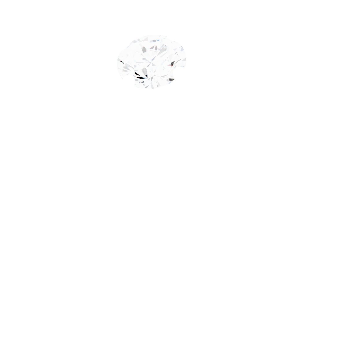 14K White 1/4 CT Lab-Grown Diamond Ring<br>(Size 7)