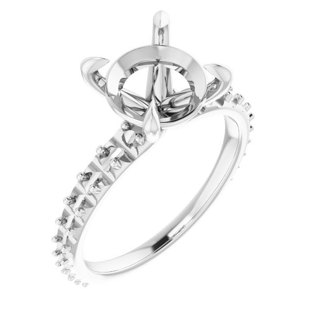 Accented Engagement Ring