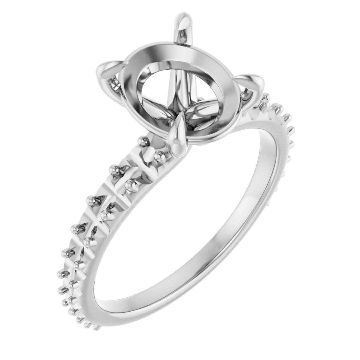 Accented Engagement Ring