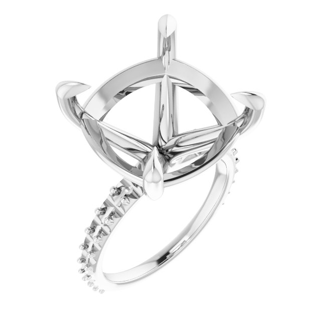 Accented Engagement Ring