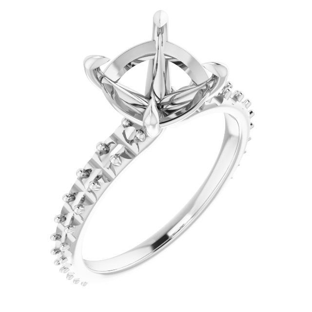 Accented Engagement Ring