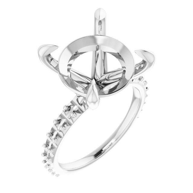 Accented Engagement Ring