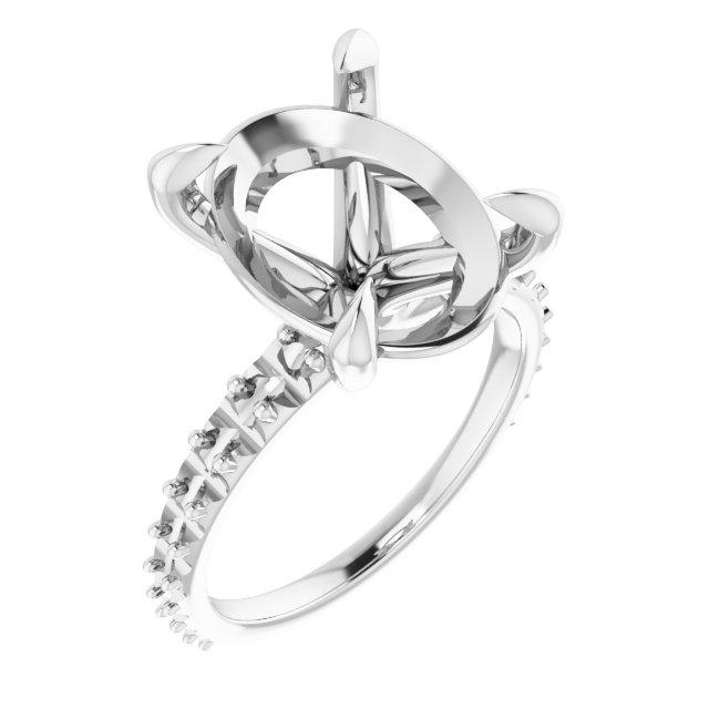 Accented Engagement Ring