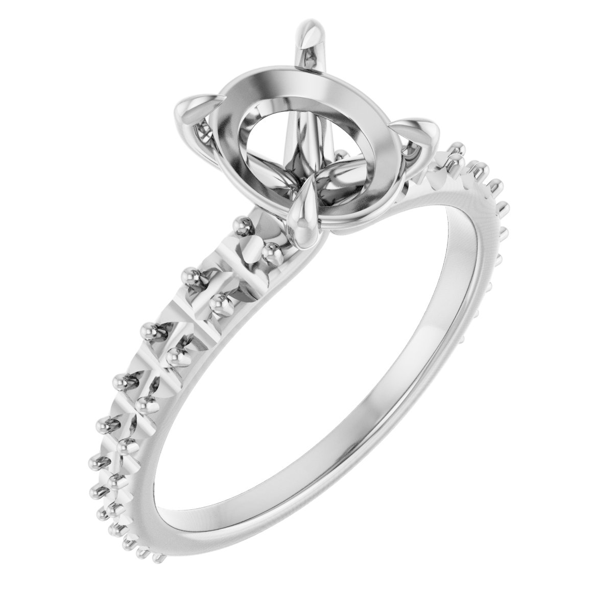 Accented Engagement Ring