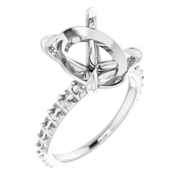 Accented Engagement Ring