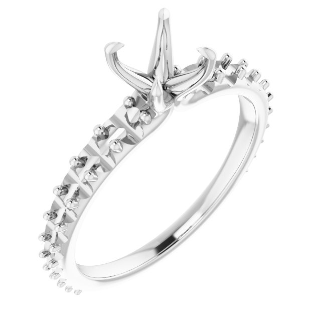 14k White Gold