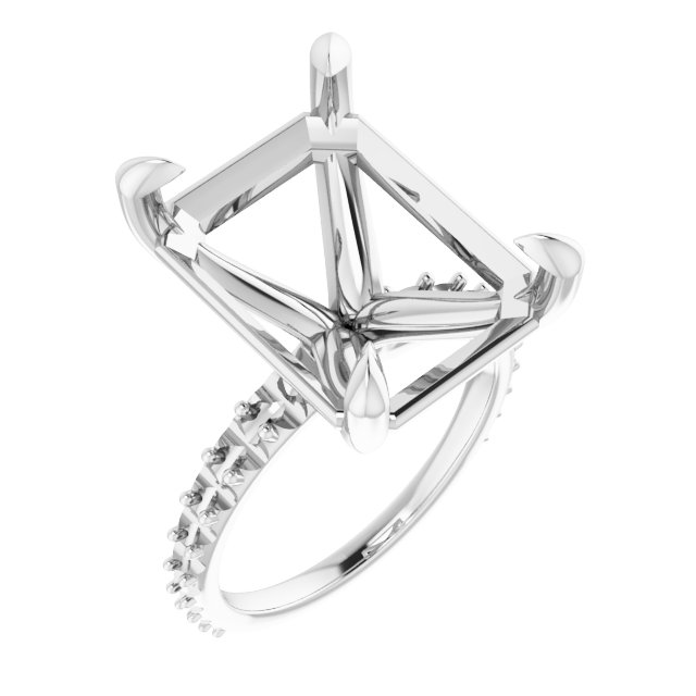 Accented Engagement Ring