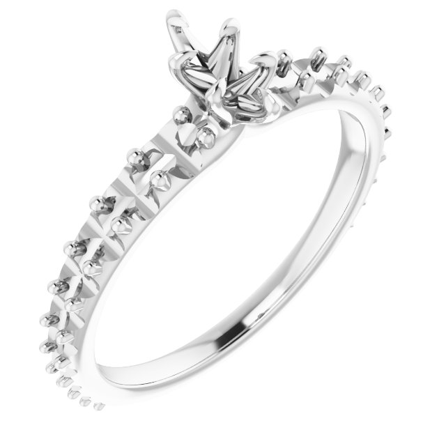 Accented Engagement Ring