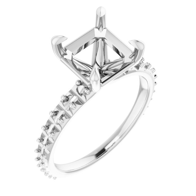 Accented Engagement Ring