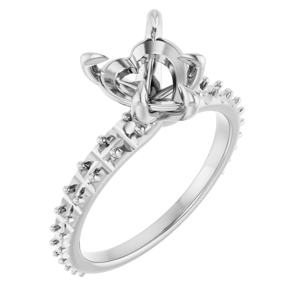 Accented Engagement Ring