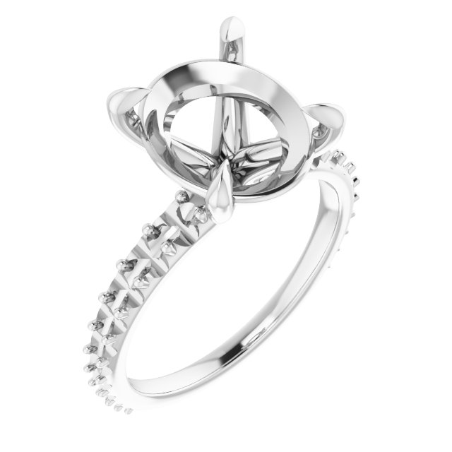 Accented Engagement Ring