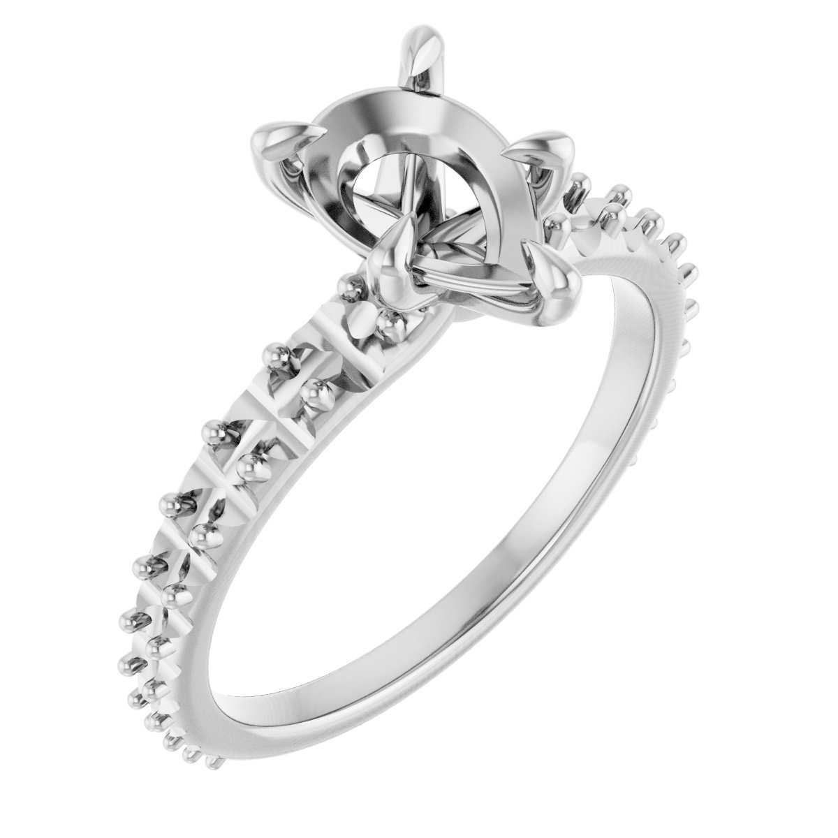 Accented Engagement Ring