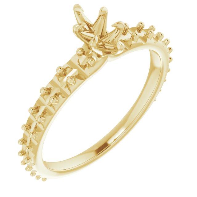 Accented Engagement Ring