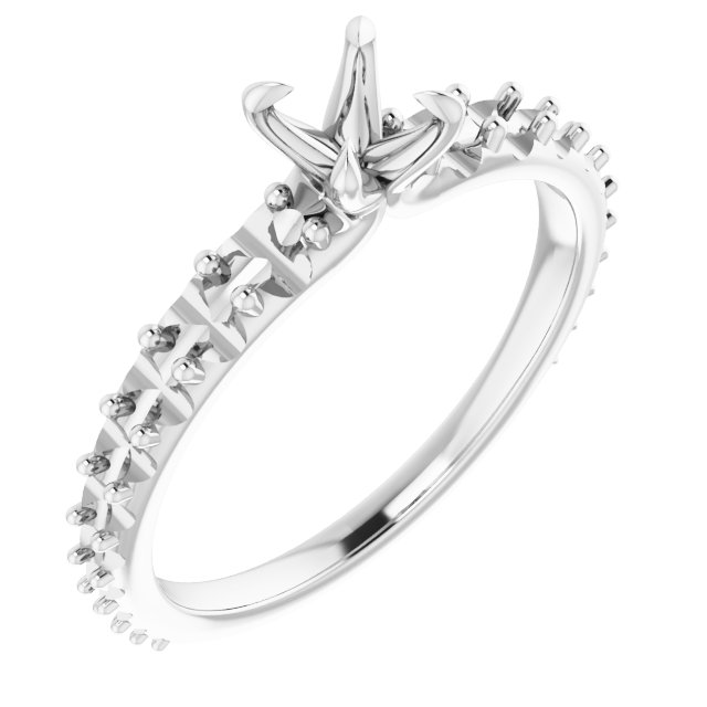 Accented Engagement Ring