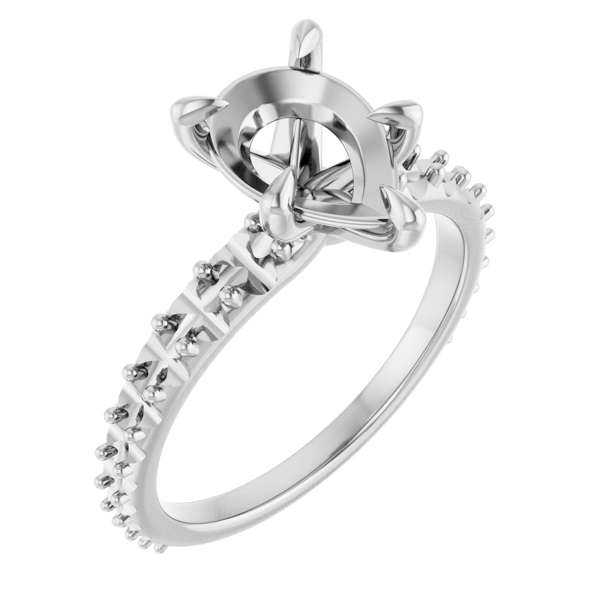 Accented Engagement Ring