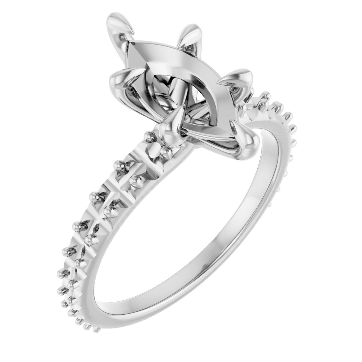 Accented Engagement Ring
