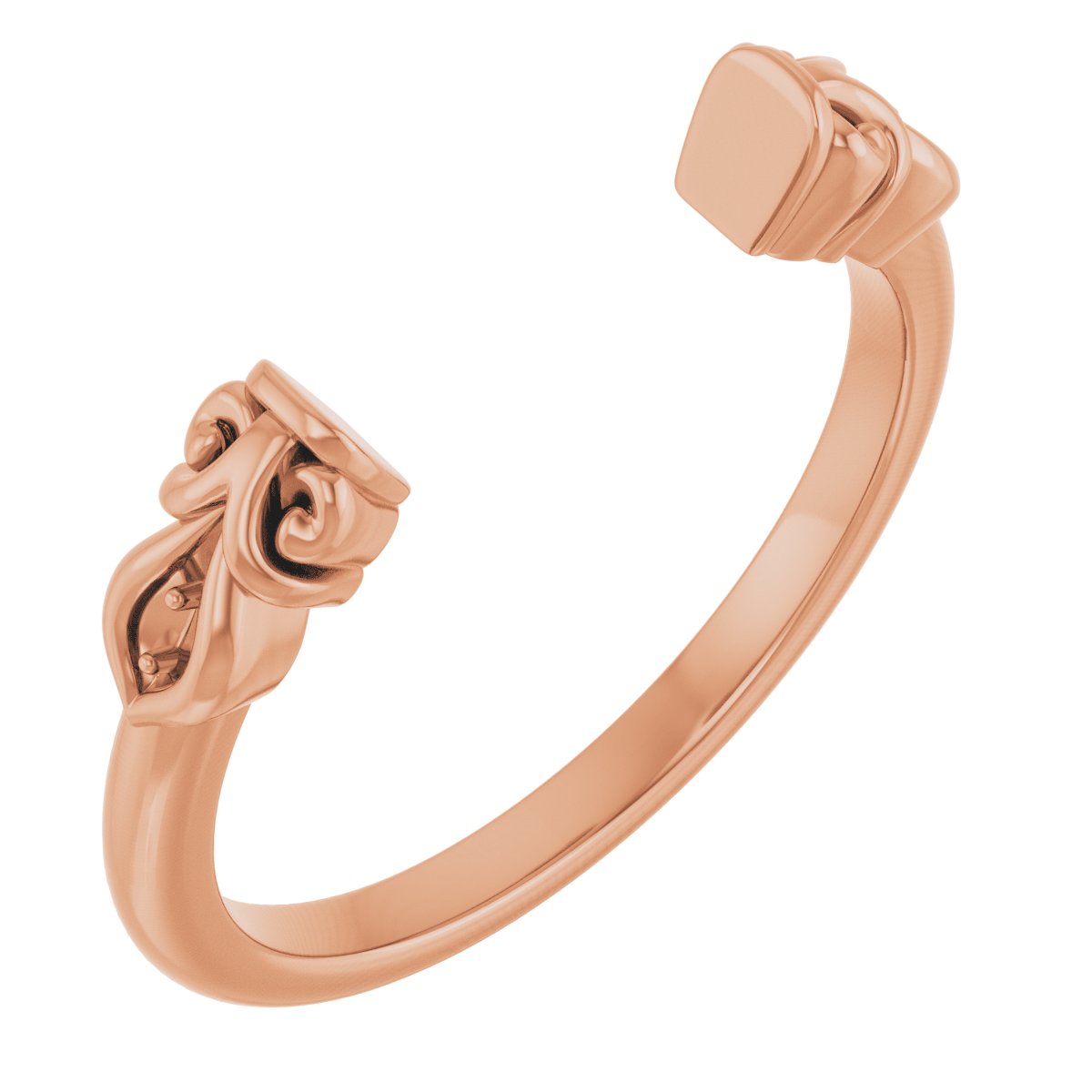 Accented Sculptural Open Shank