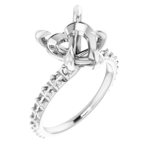 Accented Engagement Ring