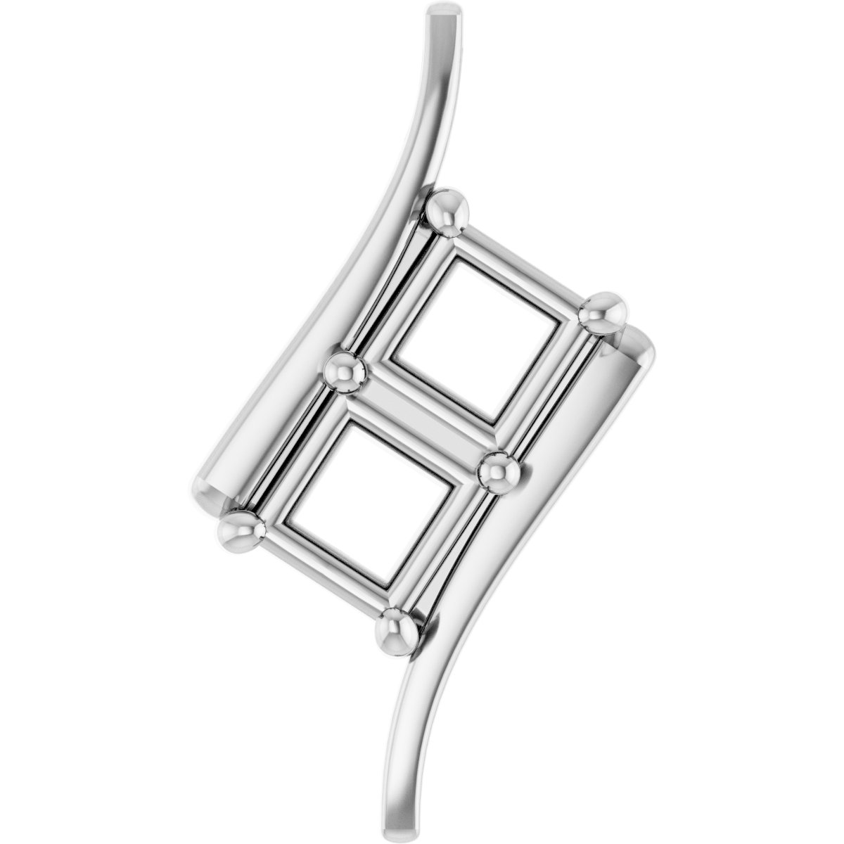 Two-Stone Freeform Pendant
