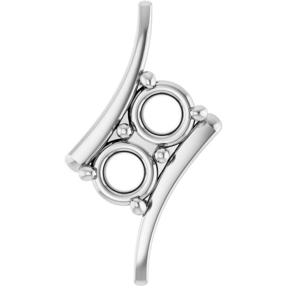 Two-Stone Freeform Pendant