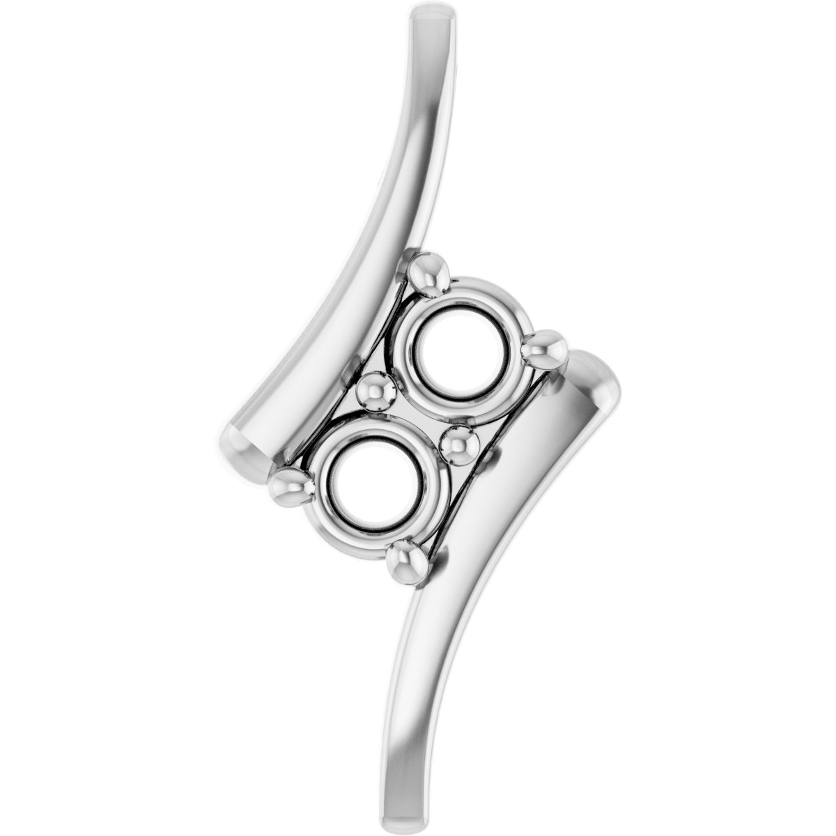 Two-Stone Freeform Pendant