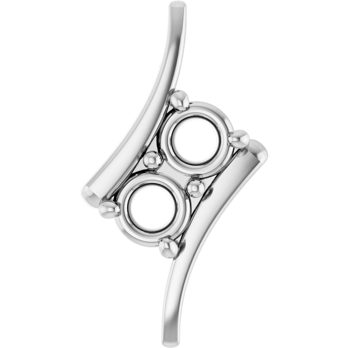 Two-Stone Freeform Pendant