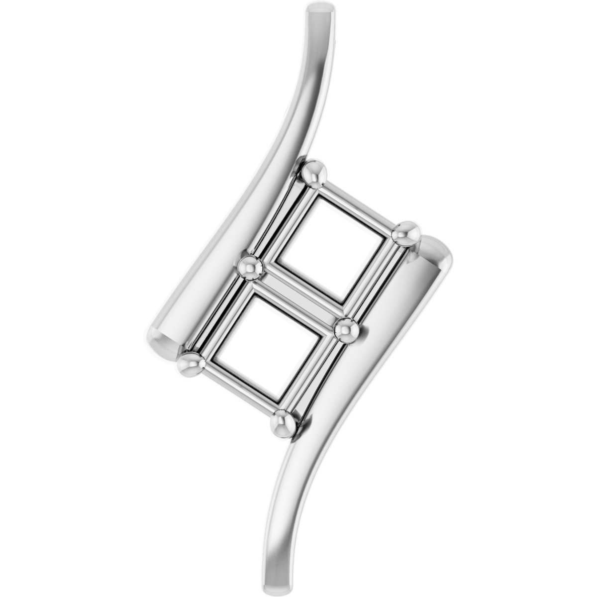 Two-Stone Freeform Pendant
