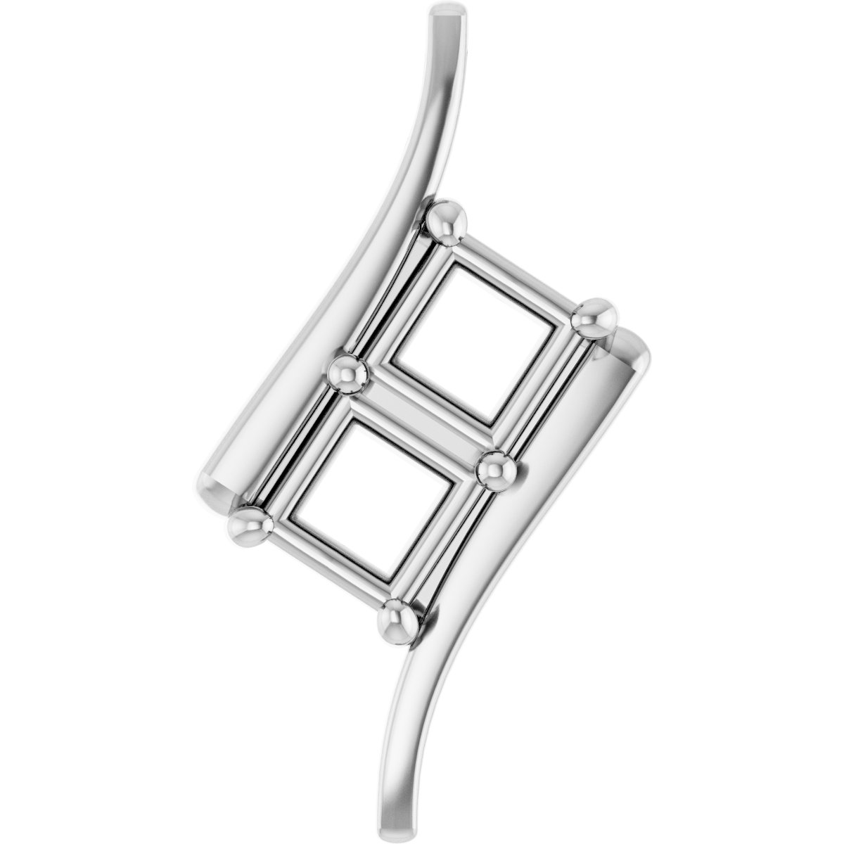 Two-Stone Freeform Pendant