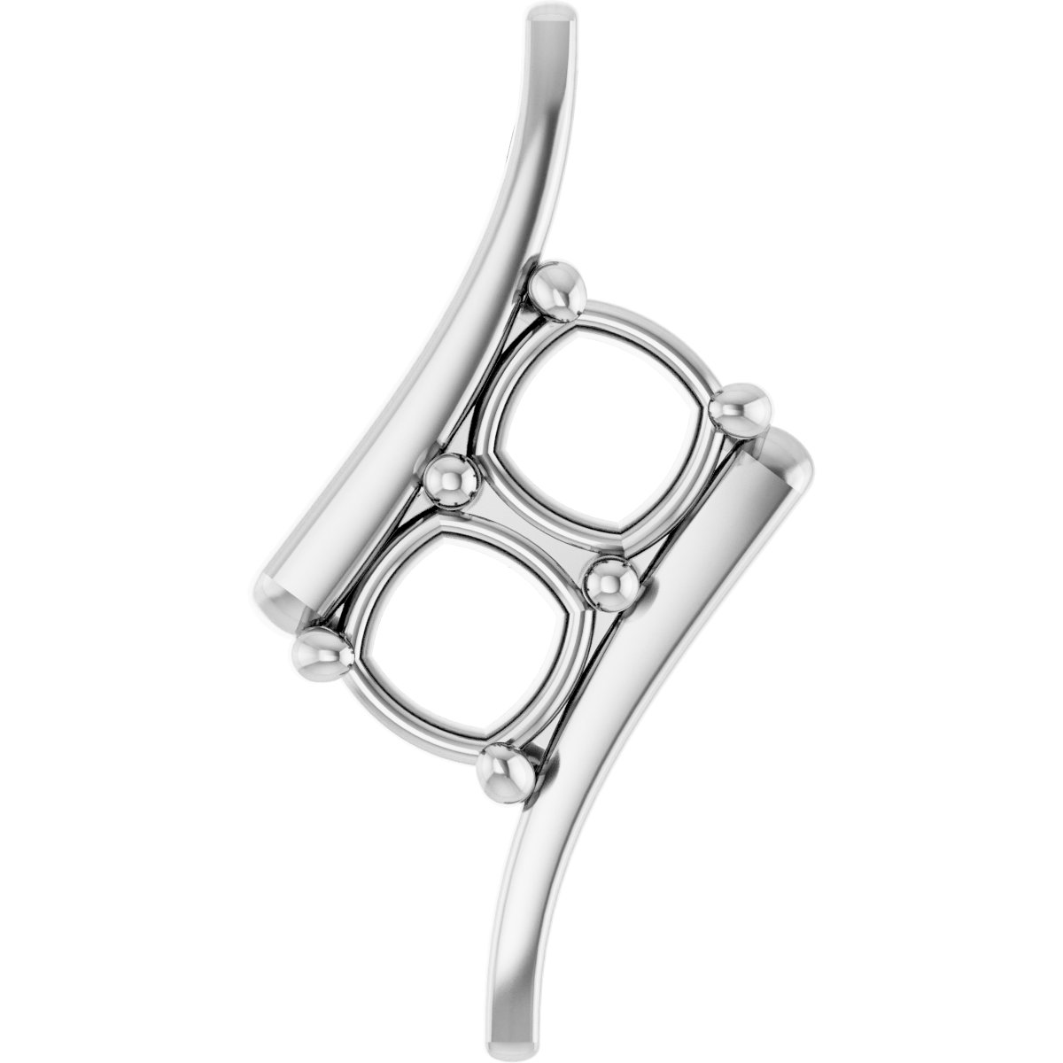 Two-Stone Freeform Pendant