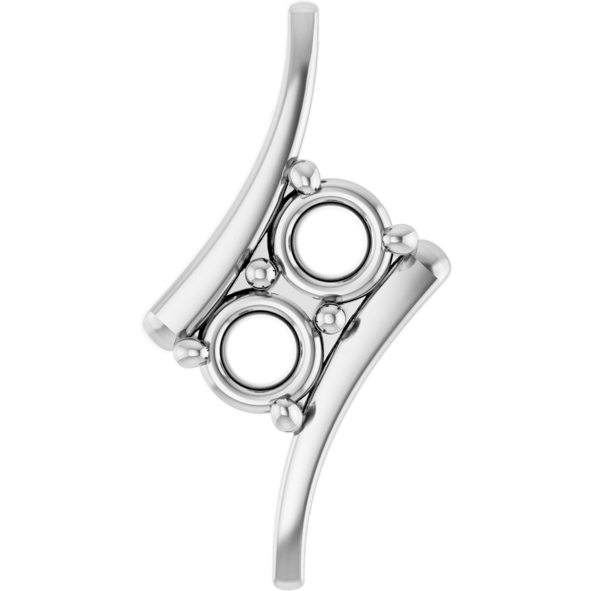 Two-Stone Freeform Pendant
