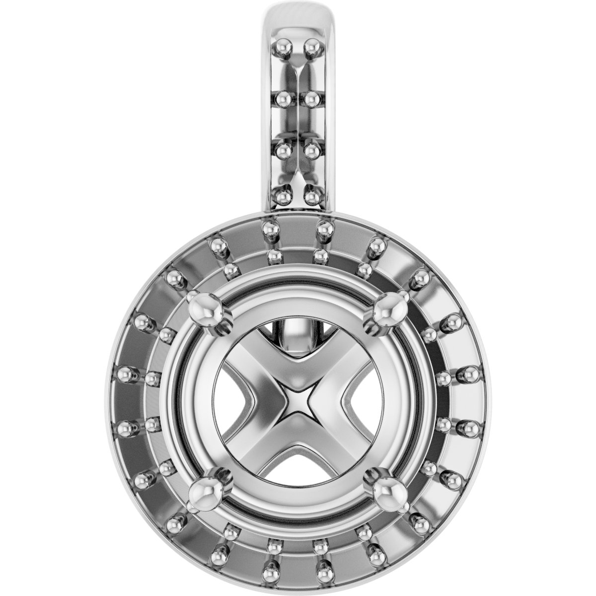 Halo-Style Pendant