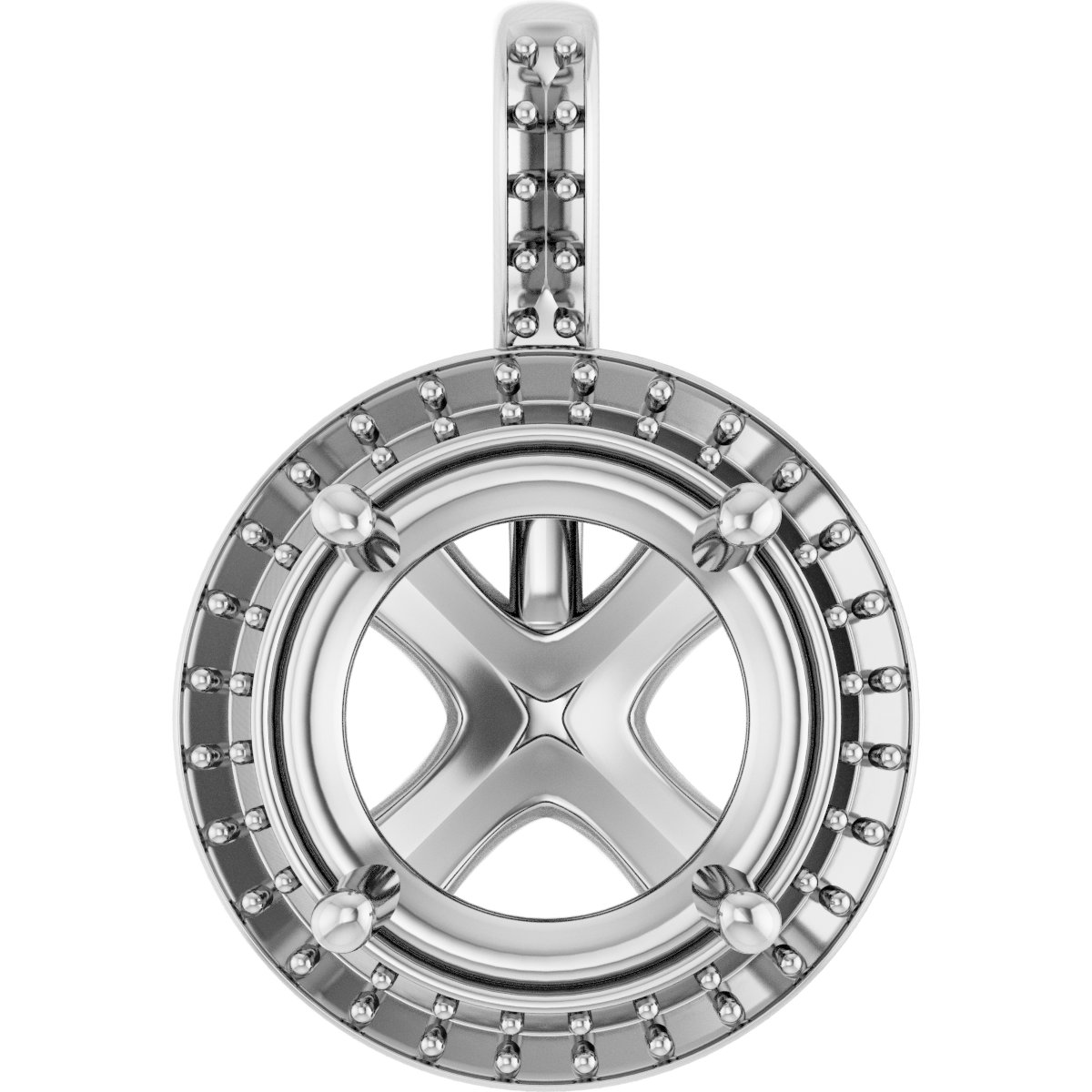 Halo-Style Pendant