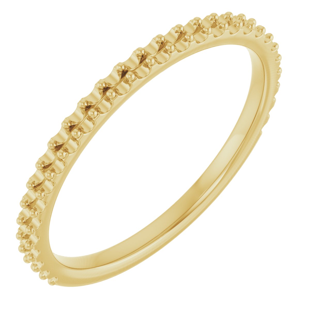 14K Yellow 1/4 CTW Diamond Anniversary Band