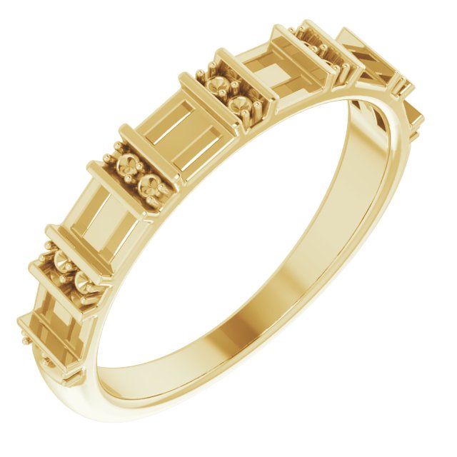 14K Yellow 1/2 CTW Diamond Anniversary Band  