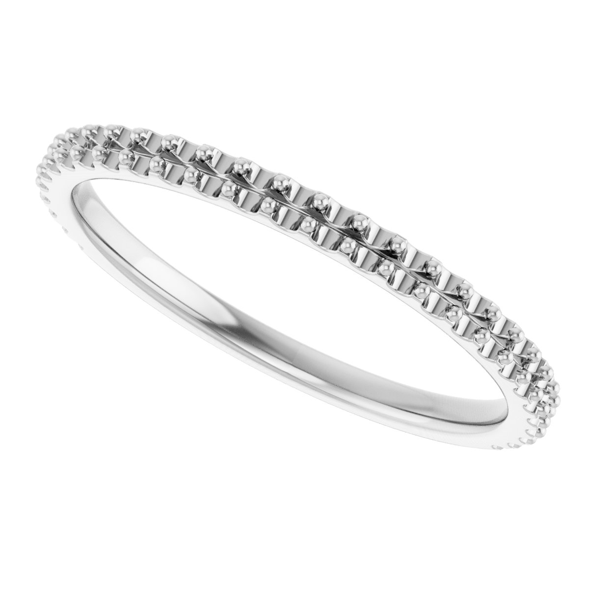 14K White 1/4 CTW Diamond Anniversary Band