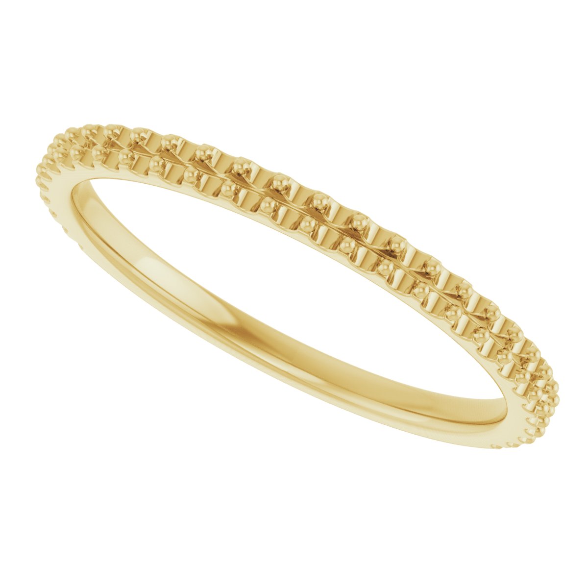 14K Yellow 1/4 CTW Diamond Anniversary Band