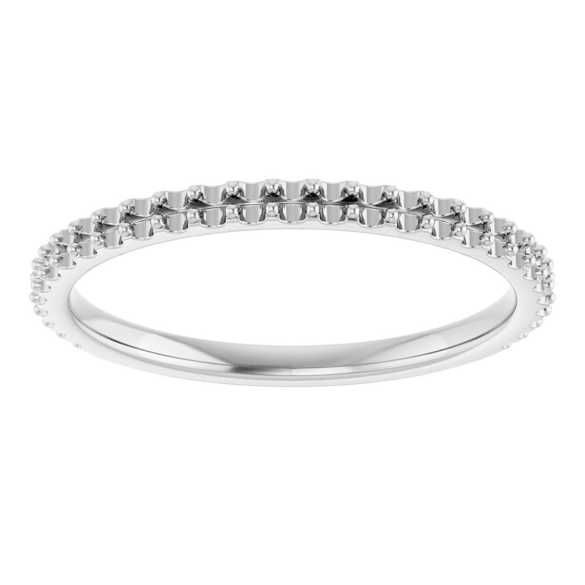 14K White 1/4 CTW Diamond Anniversary Band