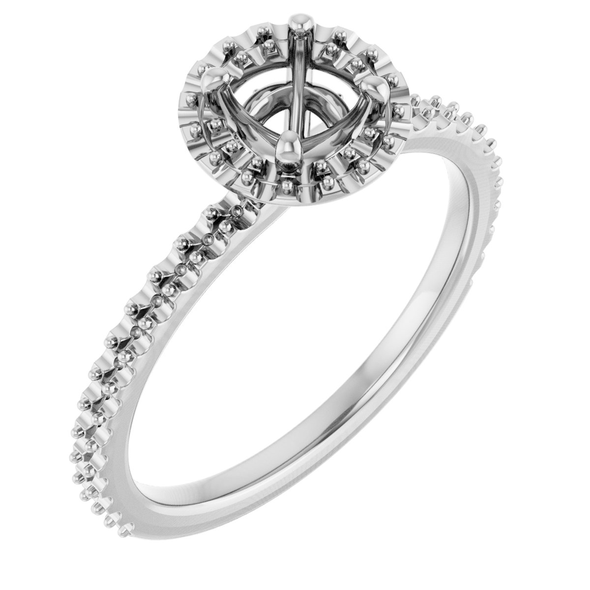Halo-Style Engagement Ring