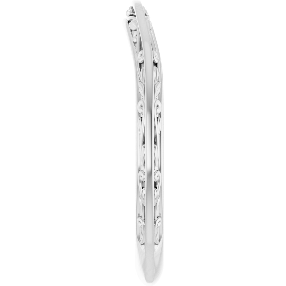 14K White Matching Band-4