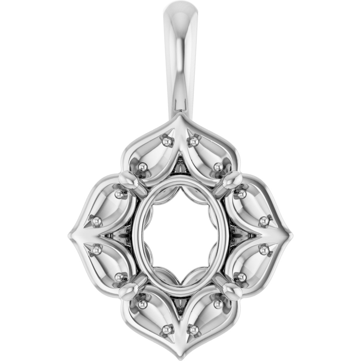 Halo-Style Pendant