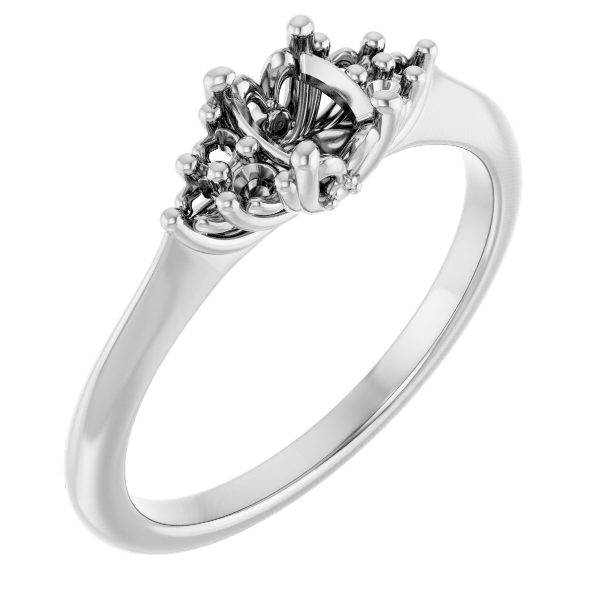 Accented Engagement Ring